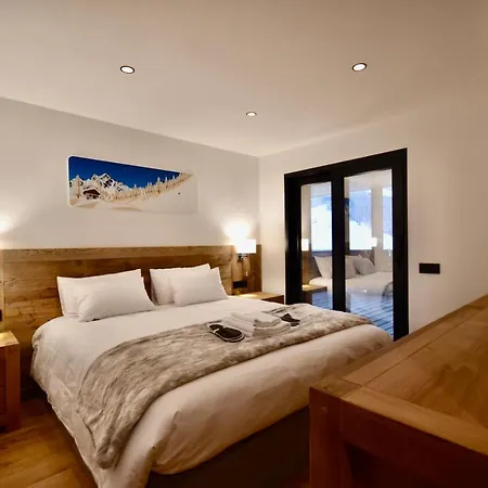 De Luxe Avec Magnifique Vue A Courchevel, 5 Chambres, 15 Pers Horská chata